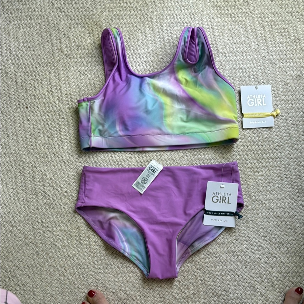 Athleta Girl Purple Swimwear